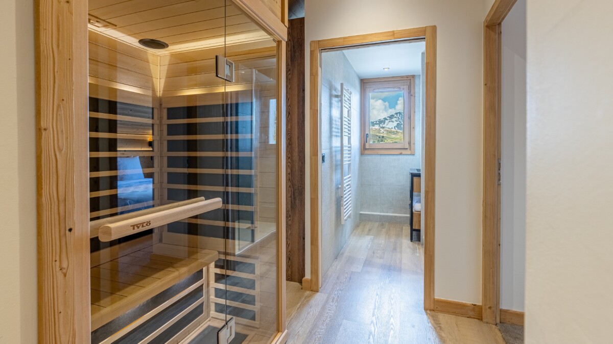 Sauna et salle de bain